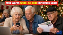 MSD Warning Issued: Fake “Christmas Bonus” Claims Targeting NZ Seniors Involving $500–$2,000