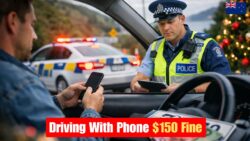 Using a Mobile Phone While Driving in New Zealand: $150 Fine and 20 Demerit Points Rule Explained